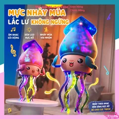 Đồ chơi bạch tuộc nhảy múa bịt mắt có đèn và nhạc tự tránh vật cản kích thích vận động cho bé Thế giới đồ chơi 1104