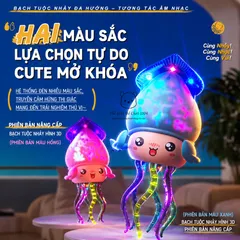 Đồ chơi bạch tuộc nhảy múa bịt mắt có đèn và nhạc tự tránh vật cản kích thích vận động cho bé Thế giới đồ chơi 1104