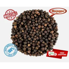 Tiêu Đen Nguyên Hạt Macpepper - Vị Cay Thơm Nồng, Nguyên Chất, Chọn lọc, Làm sạch bằng máy.