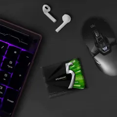 Kẹo cao su không đường 5 GUM hương bạc hà Spearmint Rain, gói nhỏ tiện dụng bỏ túi, hộp 15 tép (gói 10 hộp)