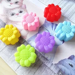 Bộ 10 khuôn rau câu silicone hoa hướng dương 3 lớp – Mã 1163