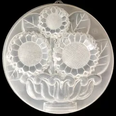 Khuôn rau câu sinh nhật, cưới hỏi bình hoa hướng dương – Khuôn hình tròn loại 20 cm – Mã số 1822 790535