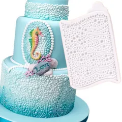 Khuôn silicon làm viền rau câu, fondant hình chuỗi ngọc - Mã số 1294