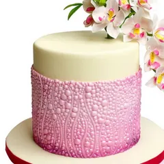 Khuôn silicon làm viền rau câu, fondant hình chuỗi ngọc - Mã số 1294