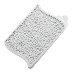 Khuôn silicon làm viền rau câu, fondant hình chuỗi ngọc - Mã số 1294