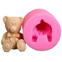 Khuôn silicon làm rau câu gấu Teddy - Mã số 1295 790564