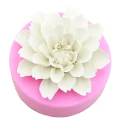 Khuôn silicone làm rau câu hoa cúc 3 tầng đại đóa - Loại 11 cm - Mã 1384