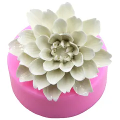Khuôn silicone làm rau câu hoa cúc 3 tầng đại đóa - Loại 11 cm - Mã 1384