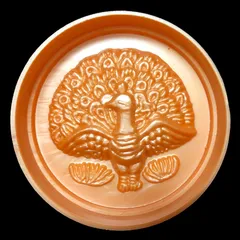Khuôn trung thu con công xòe đuôi - Loại 10 cm – Mã 1643