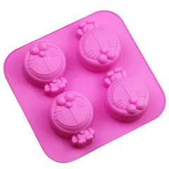 Khuôn rau câu silicone 4 hình Doremon – Mã 1426