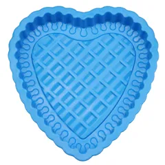 Khuôn silicone làm bánh, rau câu trái tim đan xen - Loại 24 cm – Mã 1105