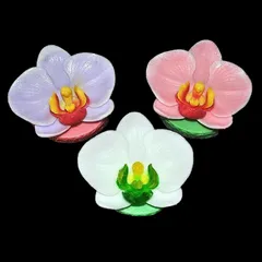 Khuôn silicone làm bánh, rau câu, socola hoa lan hồ điệp - Loại 8 cm - Mã 1688