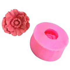Khuôn rau câu silicone hoa Anh Túc Poppy - Kích thước 8 cm – Mã số 1692