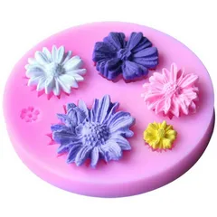 Khuôn silicone làm bánh, rau câu, socola các loại hoa – Mã 1641