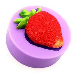 Khuôn rau câu silicone trái dâu tây - Mã 1112