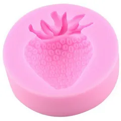 Khuôn rau câu silicone trái dâu tây - Mã 1112