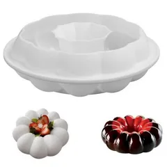 Khuôn silicone làm bánh, rau câu tròn bí ngô - Loại 21 cm - Mã 1167