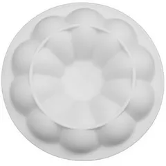 Khuôn silicone làm bánh, rau câu tròn bí ngô - Loại 21 cm - Mã 1167