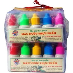 Bộ 10 màu thực phẩm, màu làm bánh, rau câu, xôi – Mã 1292
