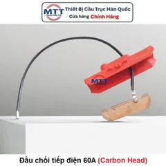 Đầu chổi tiếp điện cầu trục 60A - Carbon Head 60A chất liệu đồng thương hiệu MYUNG SHIN xuất xứ Hàn Quốc (MS-CBH-002-60)