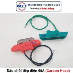 Đầu chổi tiếp điện cầu trục 60A - Carbon Head 60A chất liệu đồng thương hiệu MYUNG SHIN xuất xứ Hàn Quốc (MS-CBH-002-60)