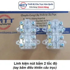 Nút bấm 2 tốc độ thương hiệu KG AUTO - Linh kiện tay bấm điều khiển cầu trục 2 cấp tốc độ