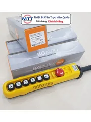 Tay bấm điều khiển palang cầu trục H06ECAA thương hiệu KG AUTO 6 nút 2 cấp độ điện áp 250V / 6A cấp bảo vệ IP65