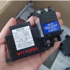 Diot SR-30-6 ASECO chỉnh lưu phanh động cơ AC 540/600V; DC 243/270V; Tần số 50-60Hz; Cường độ mở phanh 3/3.3