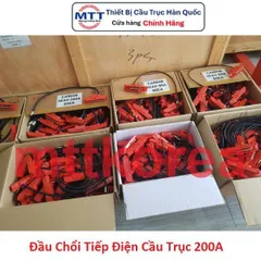 Đầu chổi tiếp điện cầu trục 200A thương hiệu MYUNG SHIN - Carbon Head 200A - Phụ kiện dùng cho tay lấy điện cầu trục