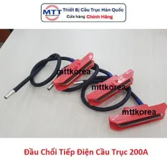 Đầu chổi tiếp điện cầu trục 200A thương hiệu MYUNG SHIN - Carbon Head 200A - Phụ kiện dùng cho tay lấy điện cầu trục