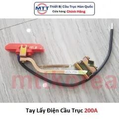 Tay lấy điện cầu trục 200A thương hiệu MYUNGSHIN - Phụ kiện cầu trục dùng trong hệ thống điện an toàn cầu trục 1P 3P 4P