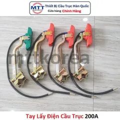 Tay lấy điện cầu trục 200A thương hiệu MYUNGSHIN - Phụ kiện cầu trục dùng trong hệ thống điện an toàn cầu trục 1P 3P 4P