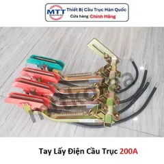 Tay lấy điện cầu trục 200A thương hiệu MYUNGSHIN - Phụ kiện cầu trục dùng trong hệ thống điện an toàn cầu trục 1P 3P 4P