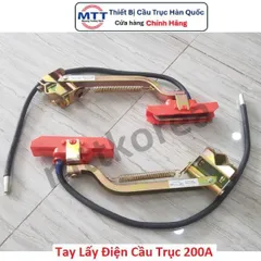 Tay lấy điện cầu trục 200A thương hiệu MYUNGSHIN - Phụ kiện cầu trục dùng trong hệ thống điện an toàn cầu trục 1P 3P 4P