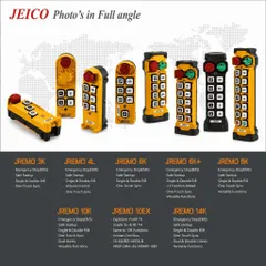 Điều khiển cẩu trục từ xa Jeico Jremo 4L 6K 8K 10K 1 cấp độ và 2 cấp độ nhập khẩu Hàn Quốc