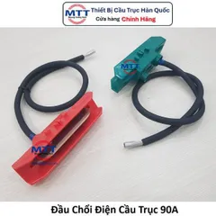 Đầu chổi điện cầu trục 90A Trolley Bar thương hiệu MYUNG SHIN nhập khẩu Hàn Quốc chính hãng dùng cho hệ ray 1P 3P 4P 6P