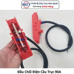 Đầu chổi điện cầu trục 90A Trolley Bar thương hiệu MYUNG SHIN nhập khẩu Hàn Quốc chính hãng dùng cho hệ ray 1P 3P 4P 6P