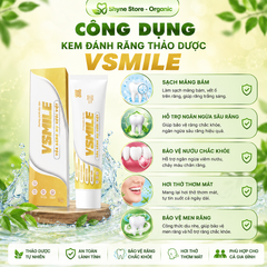 Kem Đánh Răng Vsmile Hương Cà Phê - Chăm Sóc Răng Miệng, Hơi Thở Thơm Mát, Bảo Vệ Nụ Cười Khỏe Mạnh Suốt Cả Ngày