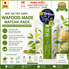  Mặt Nạ Trà Xanh Wafood Made Matcha Pack Nhật Bản – Làm Sạch Sâu, Se Khít Lỗ Chân Lông