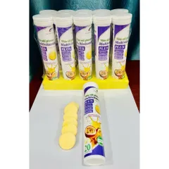 Sủi multuvitamin vị chanh leo rất ngon giúp tăng đề kháng và mát gan, týp 20 viên (date mới)
