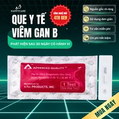 Que Test One Step Hỗ Trợ Kiểm Tra Sức Khỏe Gan (Viêm Gan B) Tại Nhà - Chính Hãng