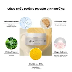 Kem +serum d'Alba serum & kem dưỡng ẩm kép, da căng mịn không bết rít White Truffle Double Serum & Cream 70g