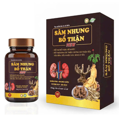 Sâm Nhung Bổ Thận New Hộp 60 Viên - Bí Quyết Cho Nam Nữ Khỏe Thận, Tràn Đầy Sinh Lực
