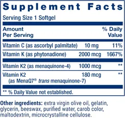 Viên Uống Bổ Sung Vitamin K2 Vitamin K1 Super K Life Extension Hỗ Trợ Sức Khỏe Tuần Hoàn Giảm Vôi Hóa Mạch Máu Cải Thiện Xương Khớp - YoungFit