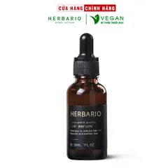 Serum mọc tóc Vỏ Bưởi và Bồ Kết Herbario 30ml phiên bản nâng cấp dưỡng nang tóc