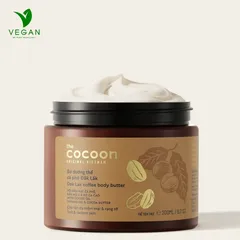 Bơ dưỡng thể cà phê đắk lắk cocoon 200ml - VEGAN - Mỹ phẩm thuần chay