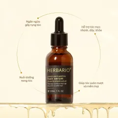 Bản Nâng Cấp - Serum - Tinh chất mọc tóc Vỏ Bưởi và Bồ Kết Herbario 30ml dưỡng nang tóc