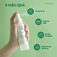 Xịt khoáng Rau Má & Diếp Cá herbario 100ml thuần chay