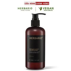 Combo Dầu gội thảo dược sạch gàu 5T Herbario 250ml + Dầu xả vỏ bưởi bồ kết Herbario 300ml