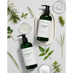 [SVIP] Combo Dầu gội thảo dược sạch gàu 5T Herbario 250ml + Dầu gội vỏ bưởi bồ kết Herbario 300ml giảm rụng tóc